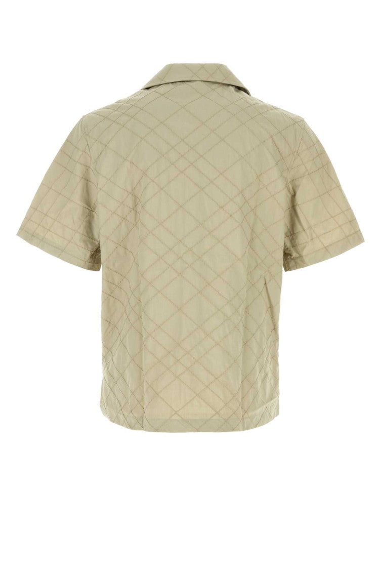 Light Beige Check Shirt 2