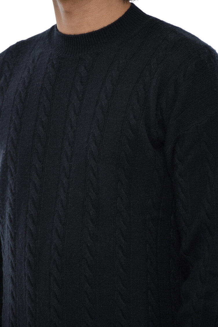 Navy Blue Knitted Sweater 3
