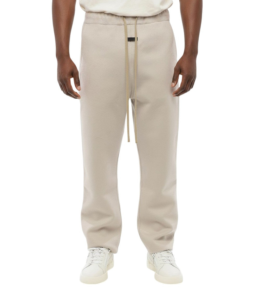 Beige Drawstring Trousers 1