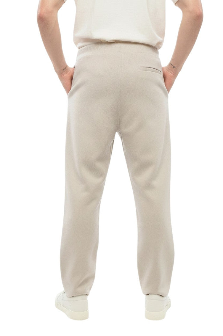 Beige Drawstring Trousers 2