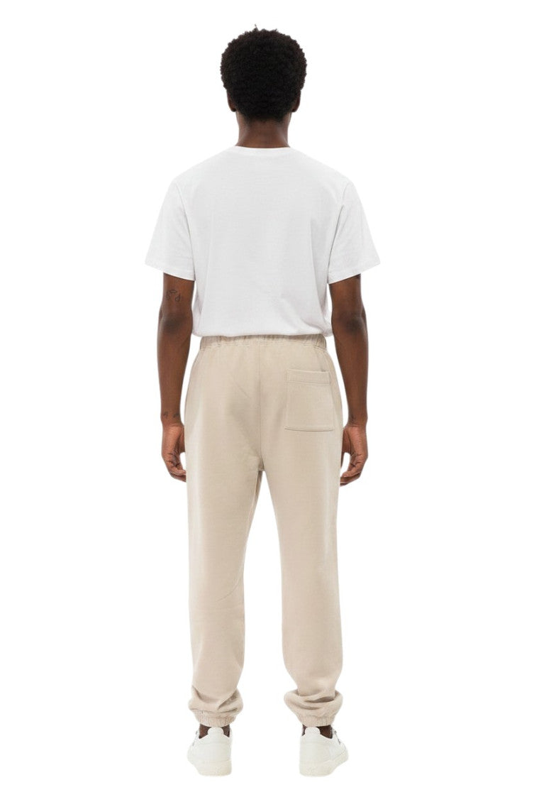 Beige Drawstring Sweatpants 2
