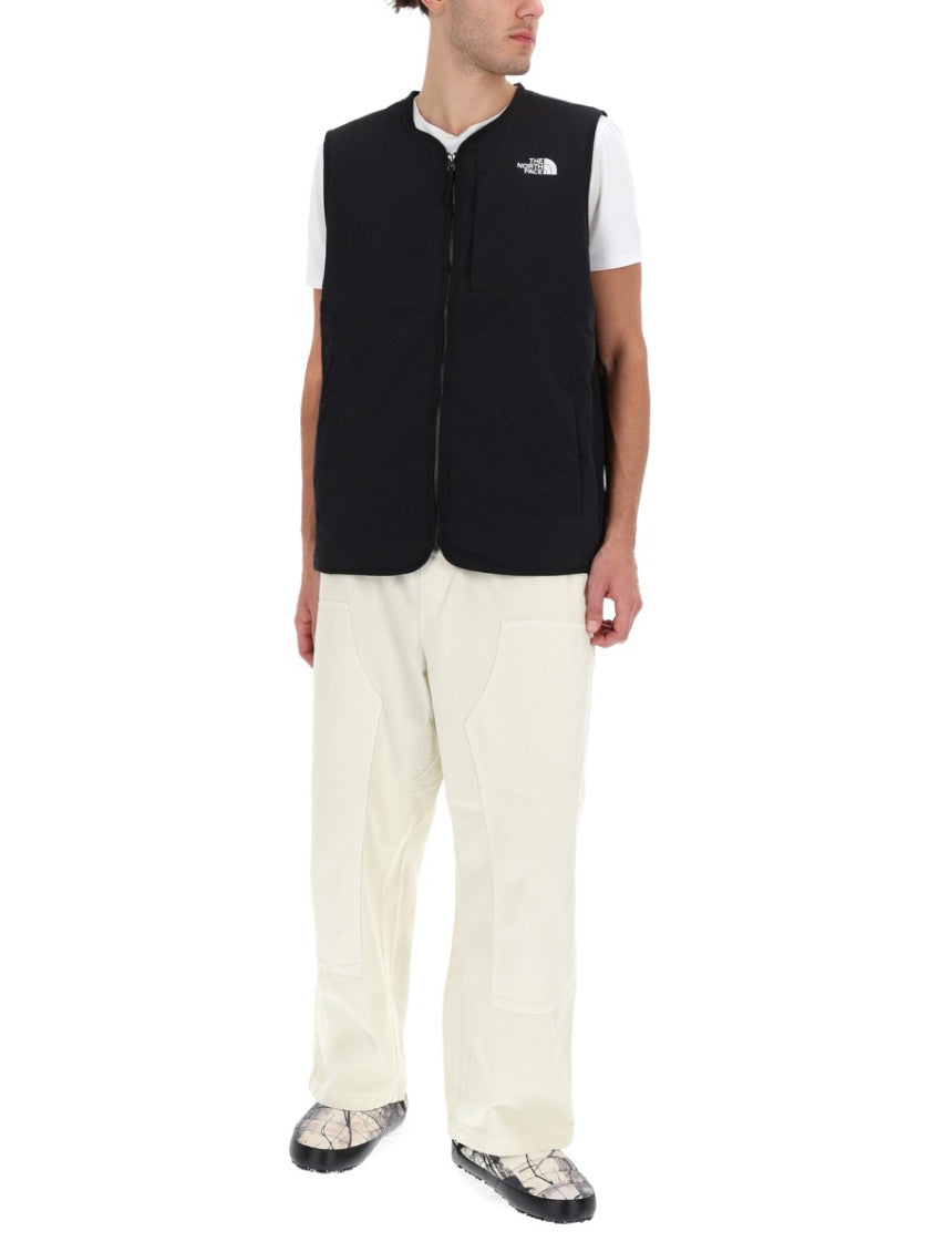 Black Logo Sleeveless Jacket 3