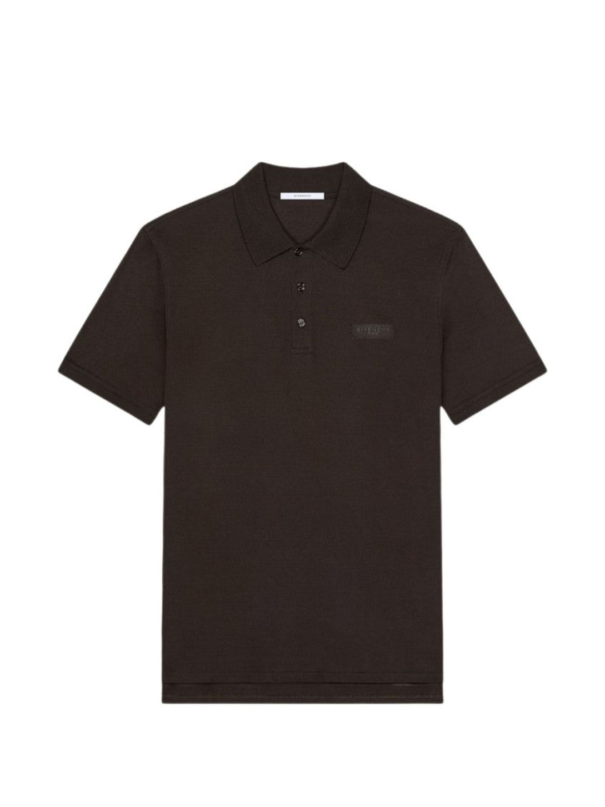 Dark Brown Logo Polo 1