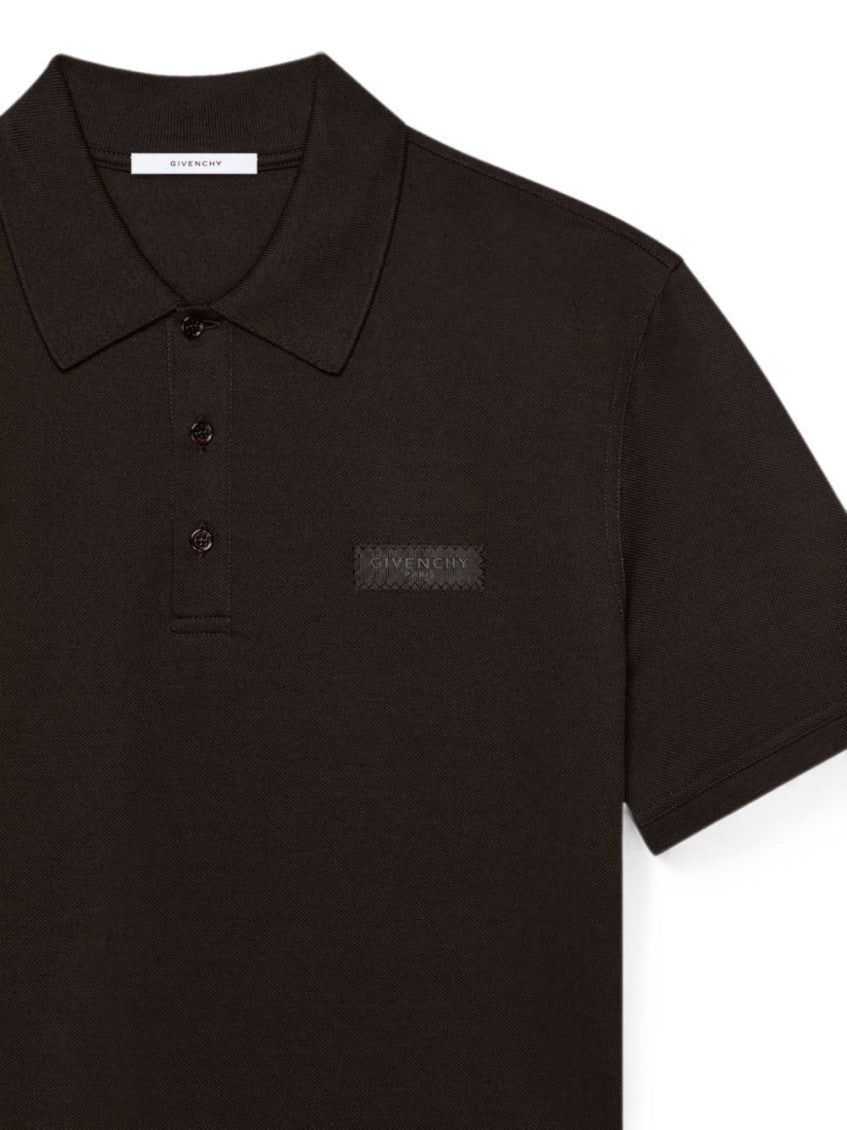 Dark Brown Logo Polo 3