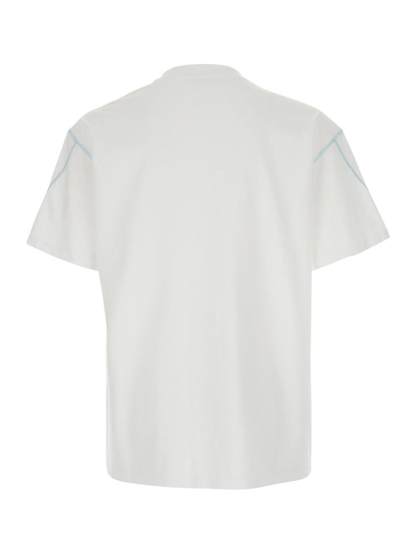 White Crew Neck T-Shirt 2