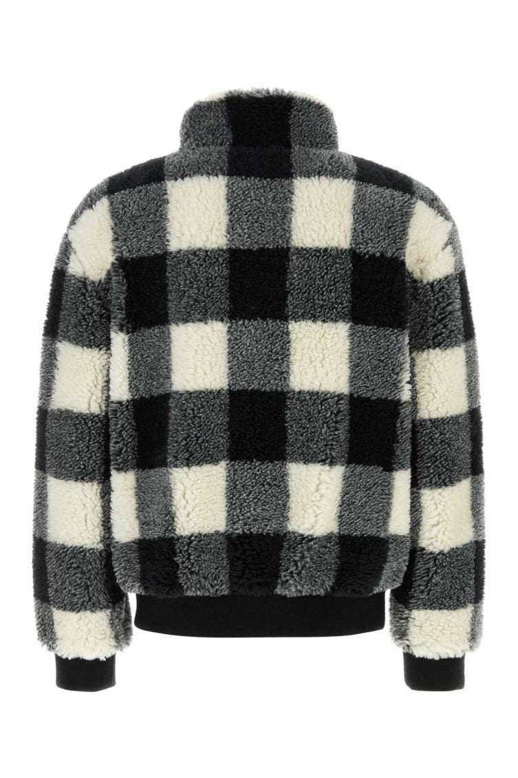 Multicolor Check Teddy Jacket 2