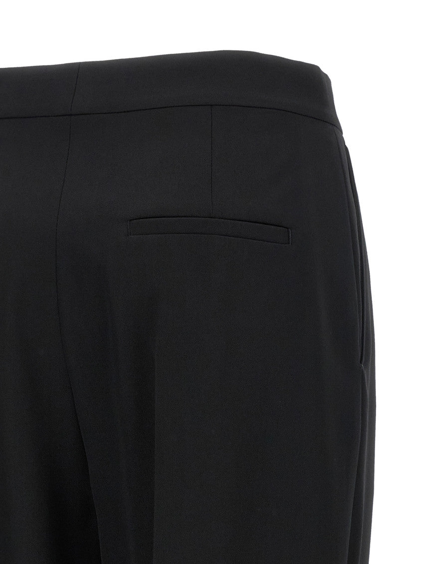 Black Tapered Pleated Pants 4