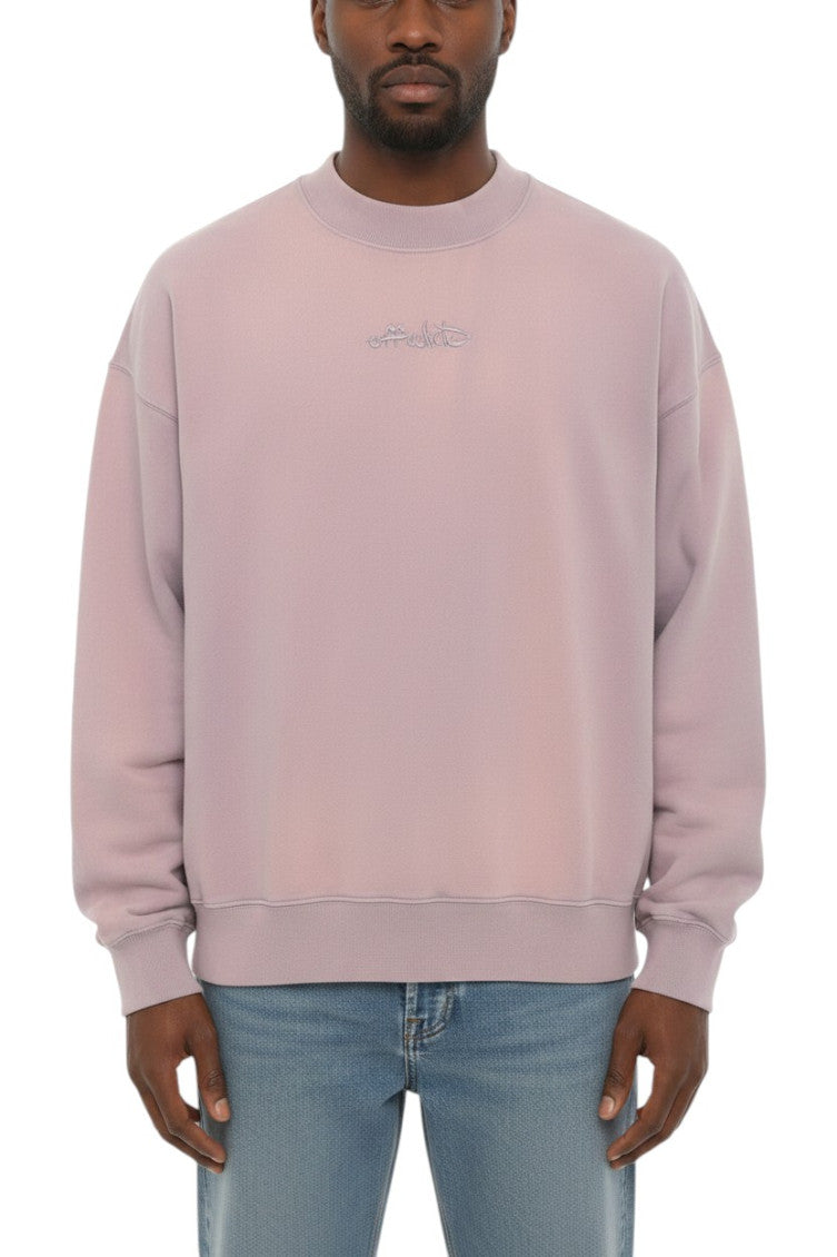 Light Purple Crew Neck Sweatshirt 1
