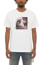 White Graphic Logo T-Shirt 1