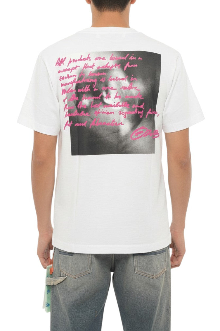 White Graphic Logo T-Shirt 2