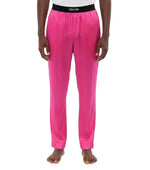 Pink Regular Solid Pyjama 1