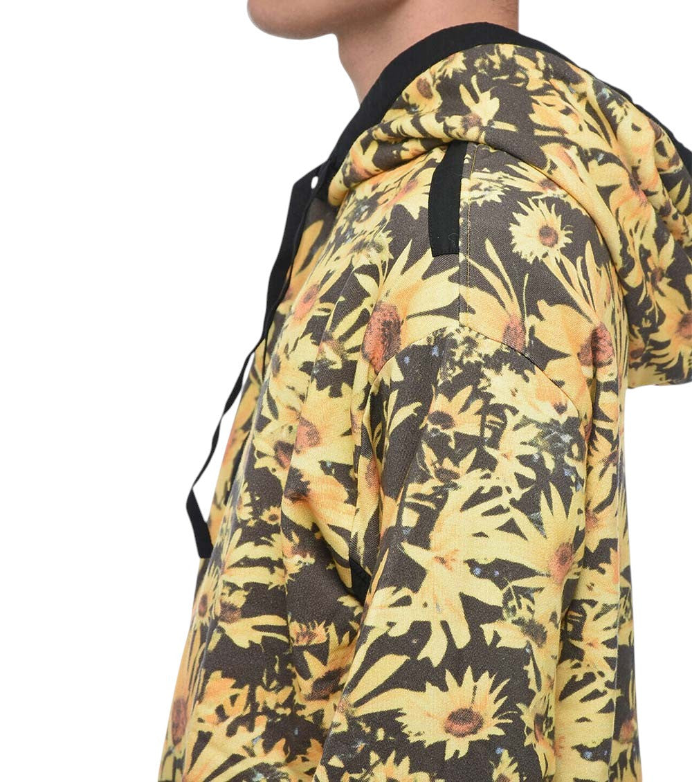Multicolor Floral Print Hoodie 3