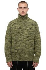 Green Turtle Neck Sweater 1
