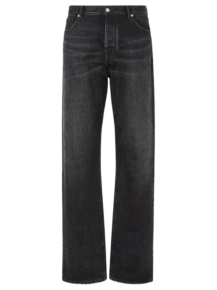 Black Mid Rise Jeans 1