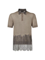Dove Grey Lace Polo 1