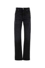 Black Mid Rise Jeans 1