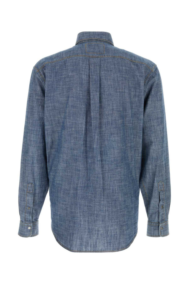 Blue Logo Regular Shirt 2