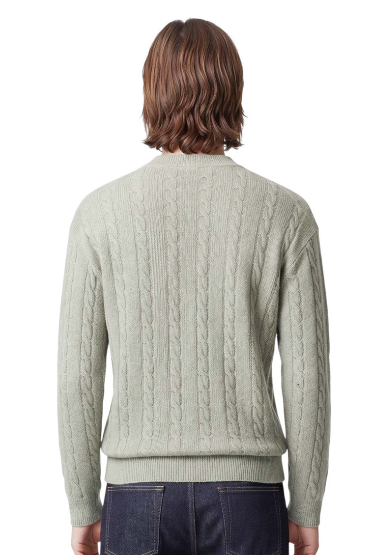 Sage Green Knitted Sweater 2