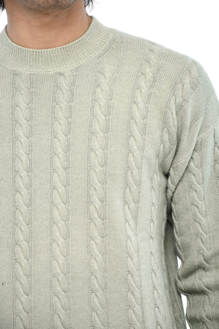 Sage Green Knitted Sweater 3
