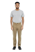 Beige Regular Cargo Trousers 1