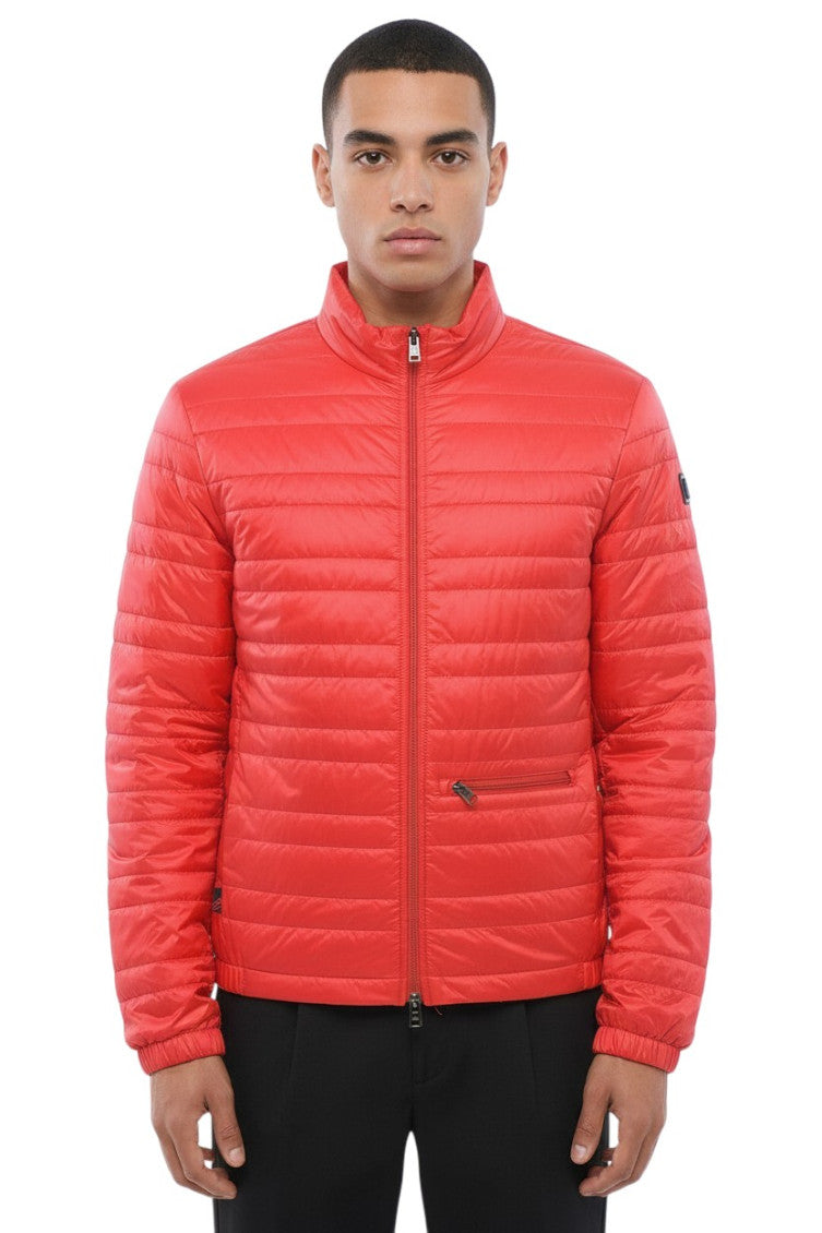 Red Quilted Regular Jacket 1
