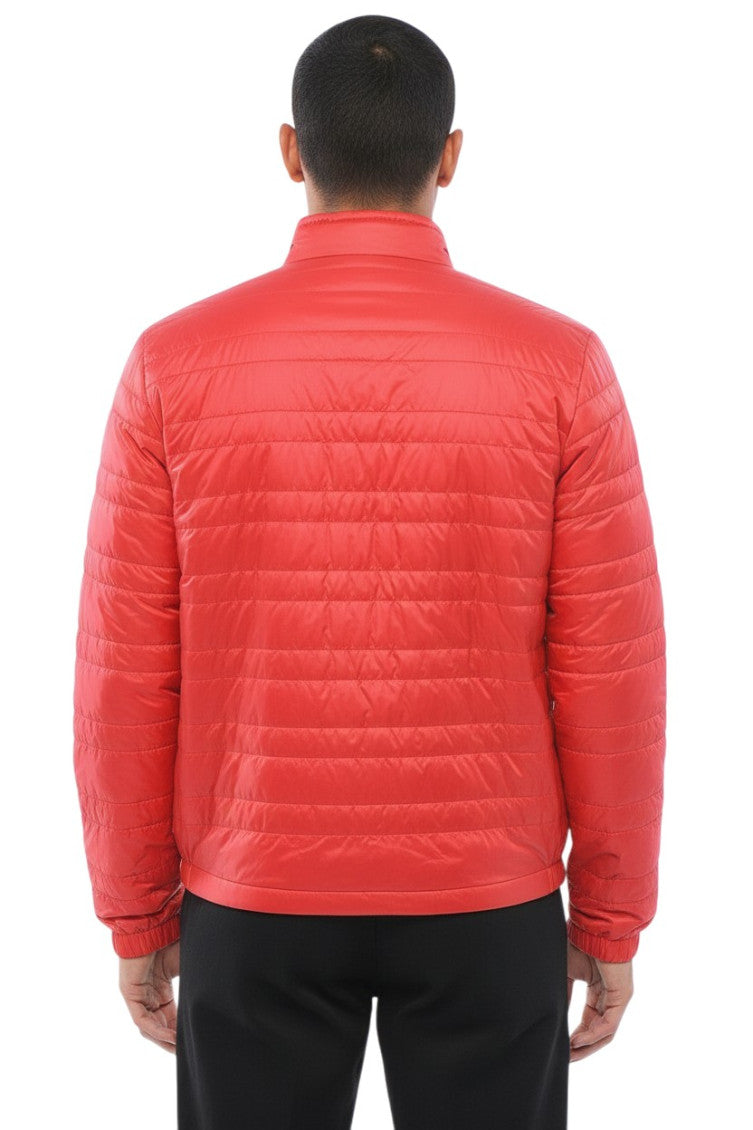 Red Quilted Regular Jacket 2