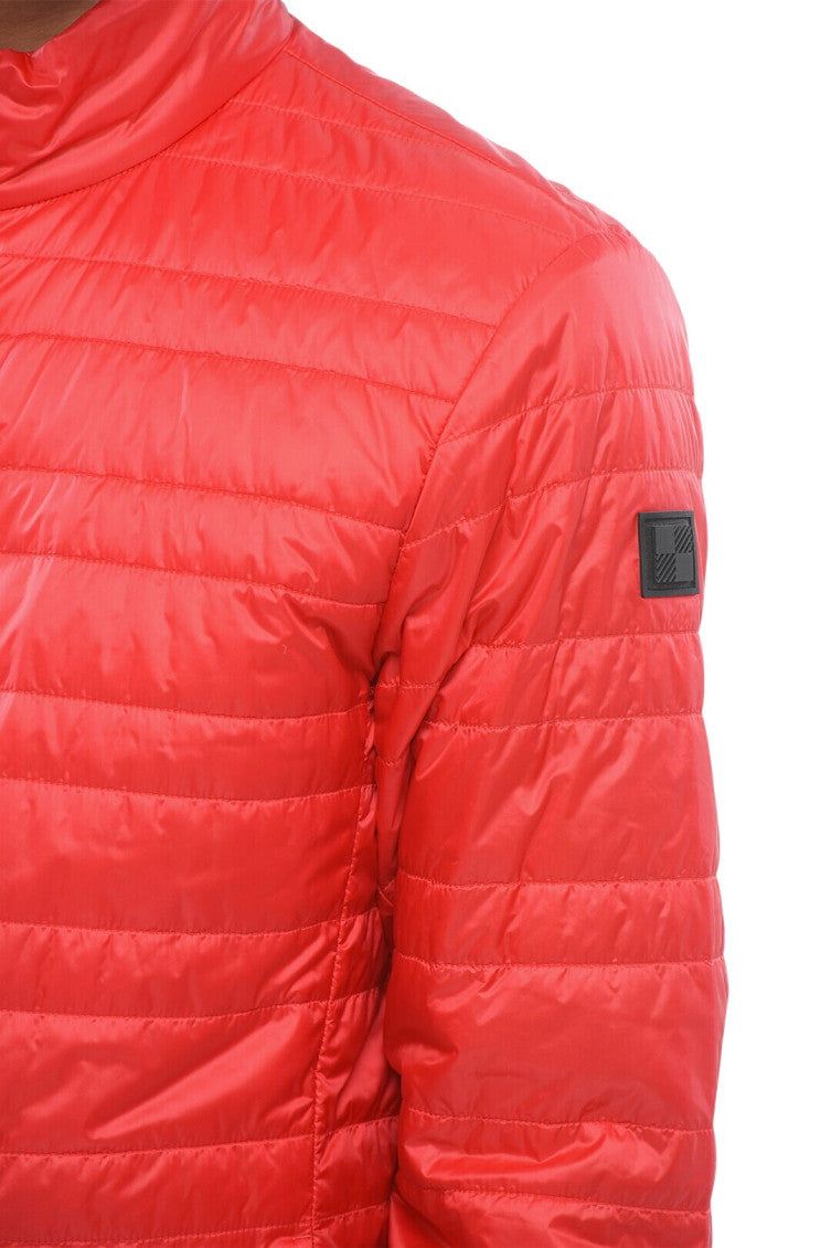 Red Quilted Regular Jacket 3