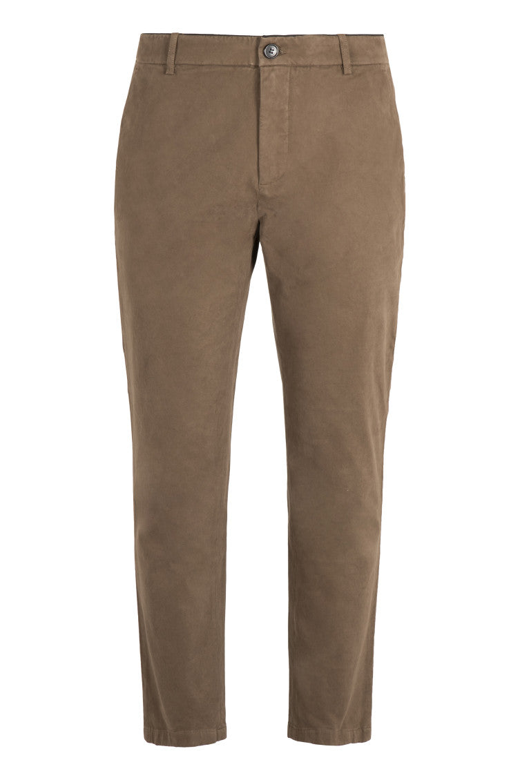 Brown Tailored Chino Pants 1