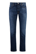 Blue Mid Rise Jeans 1