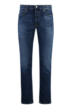 Blue Mid Rise Jeans 1