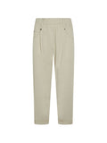 Beige Relaxed Elasticated Pants 1