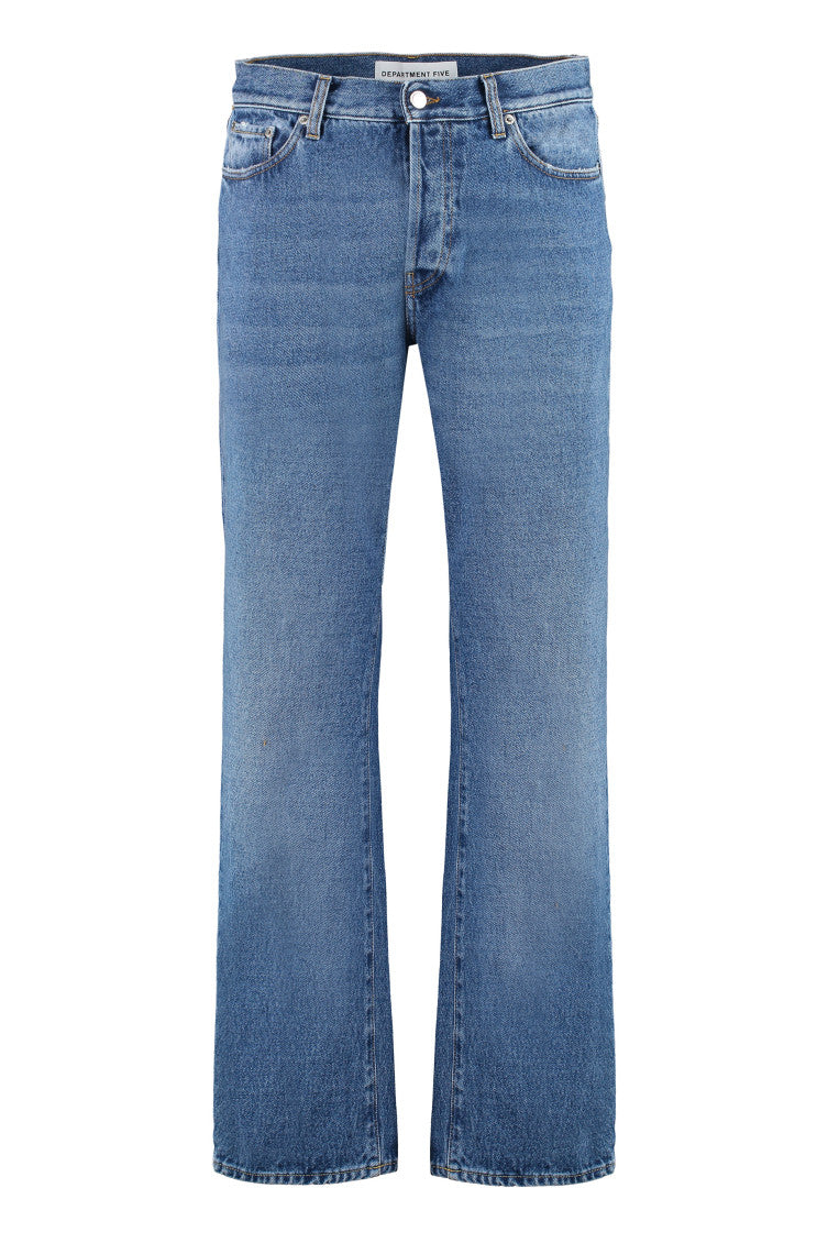 Blue Mid Rise Jeans 1