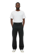 Black Flat Front Trousers 1
