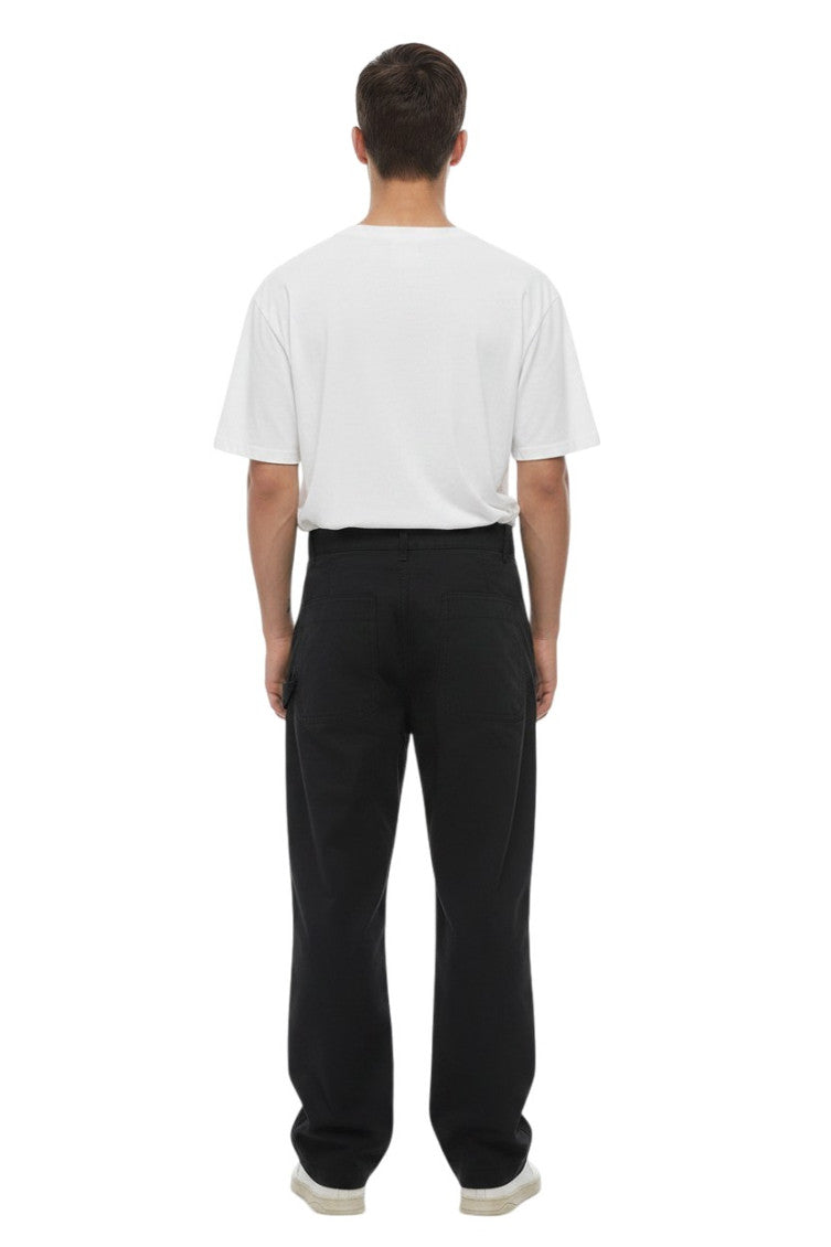 Black Flat Front Trousers 2