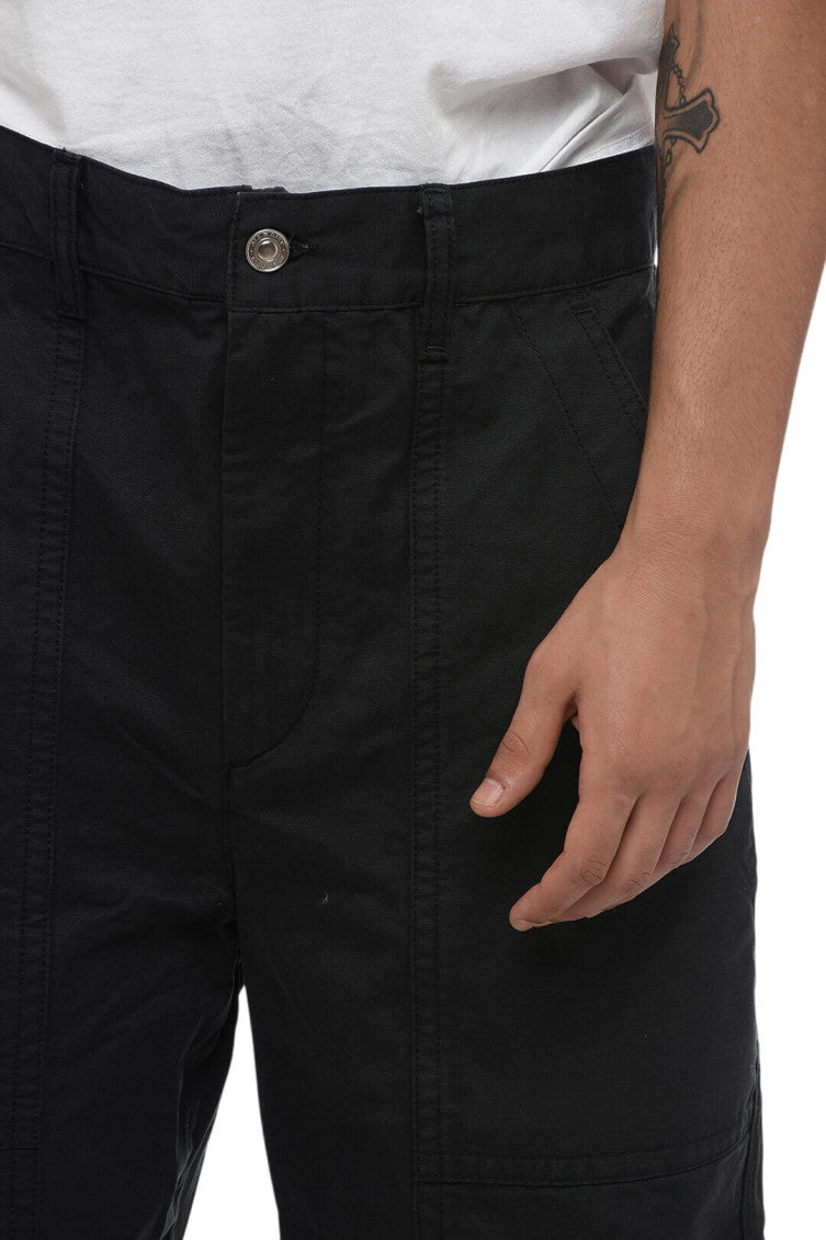 Black Flat Front Trousers 3