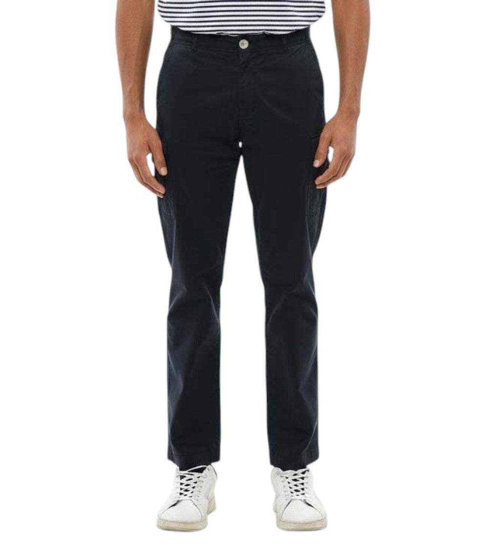 Blue Slim Cargo Pants 1
