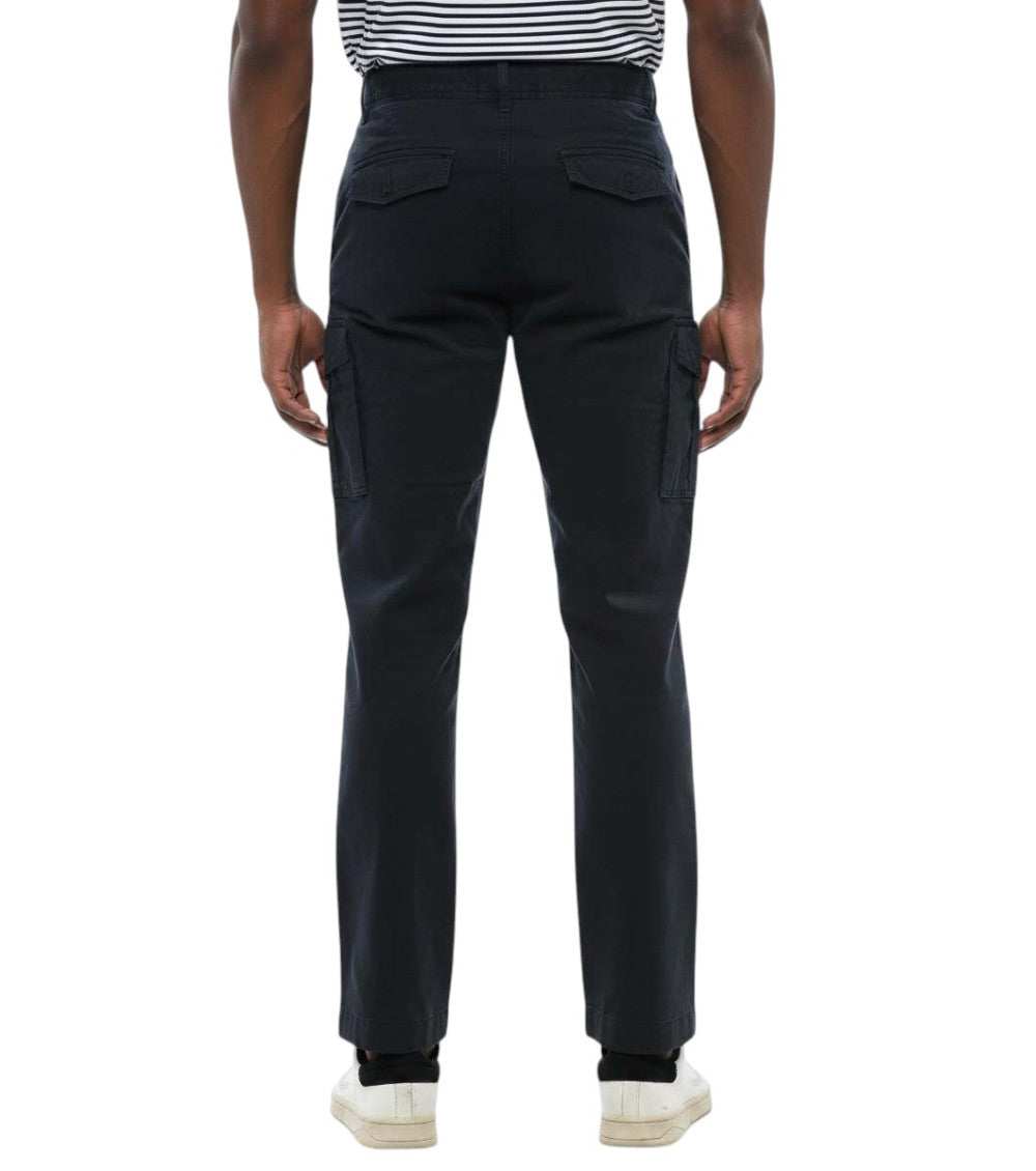 Blue Slim Cargo Pants 2
