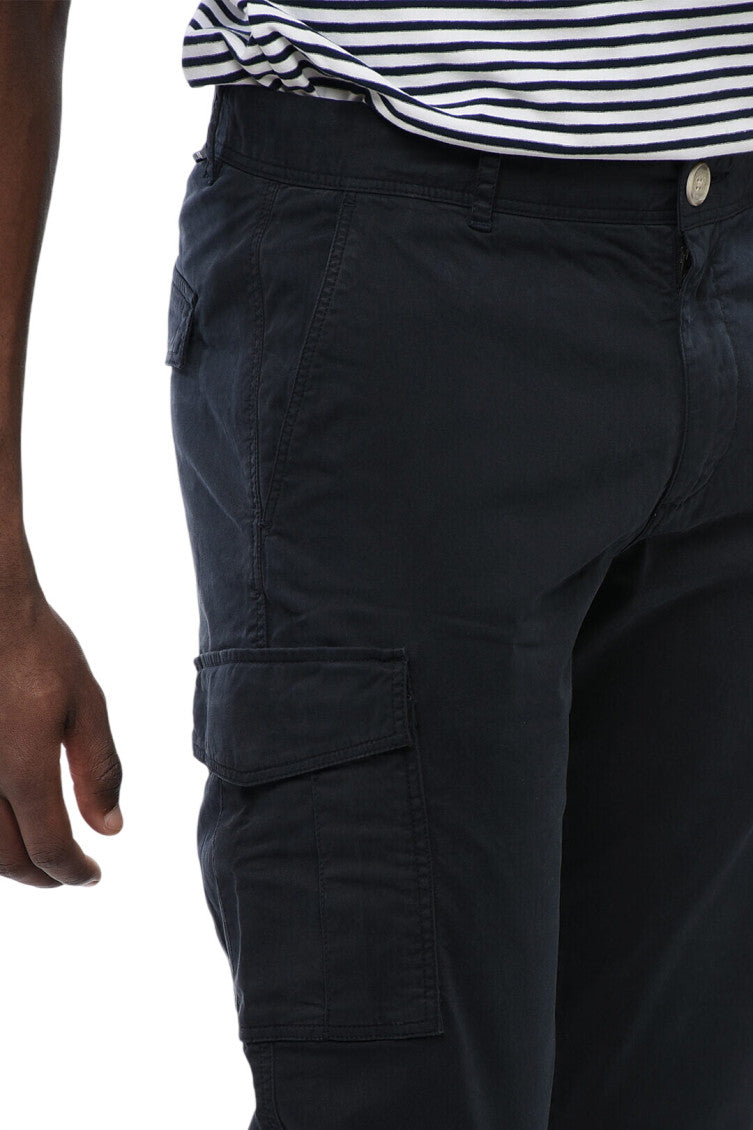 Blue Slim Cargo Pants 3