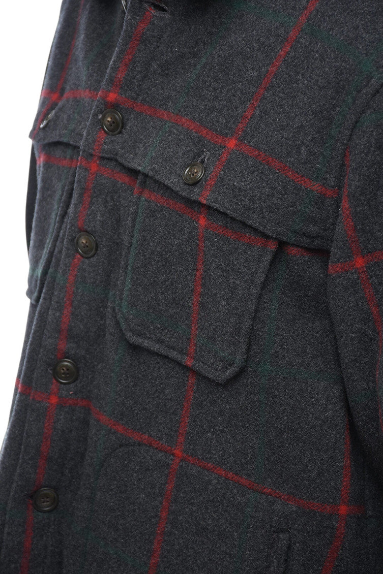 Grey Regular Check Overshirt 3