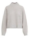 Grey Knitted Turtle Neck Sweater 1