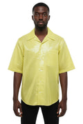 Yellow Relaxed Textured Shirt 1