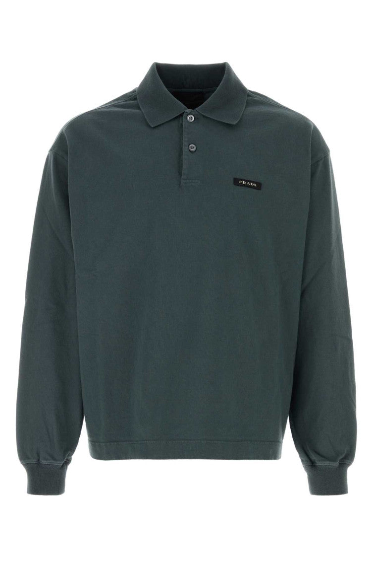 Green Shirt Collar Polo 1