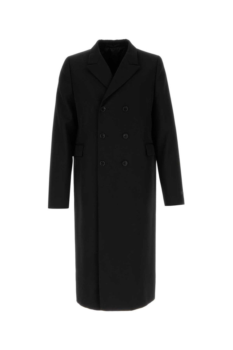 Black Long Trench Coat 1