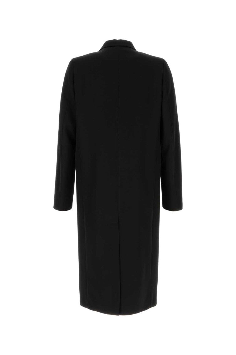 Black Long Trench Coat 2