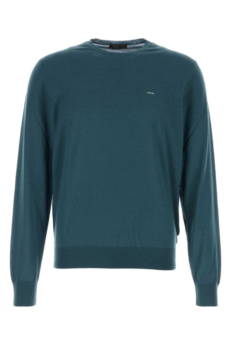 Teal Crew Neck Sweater 1