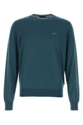 Teal Crew Neck Sweater 1