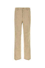 Light Beige Straight Pants 1