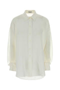 White Loose Solid Shirt 1