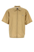 Camel Brown Zipper Shirt 1