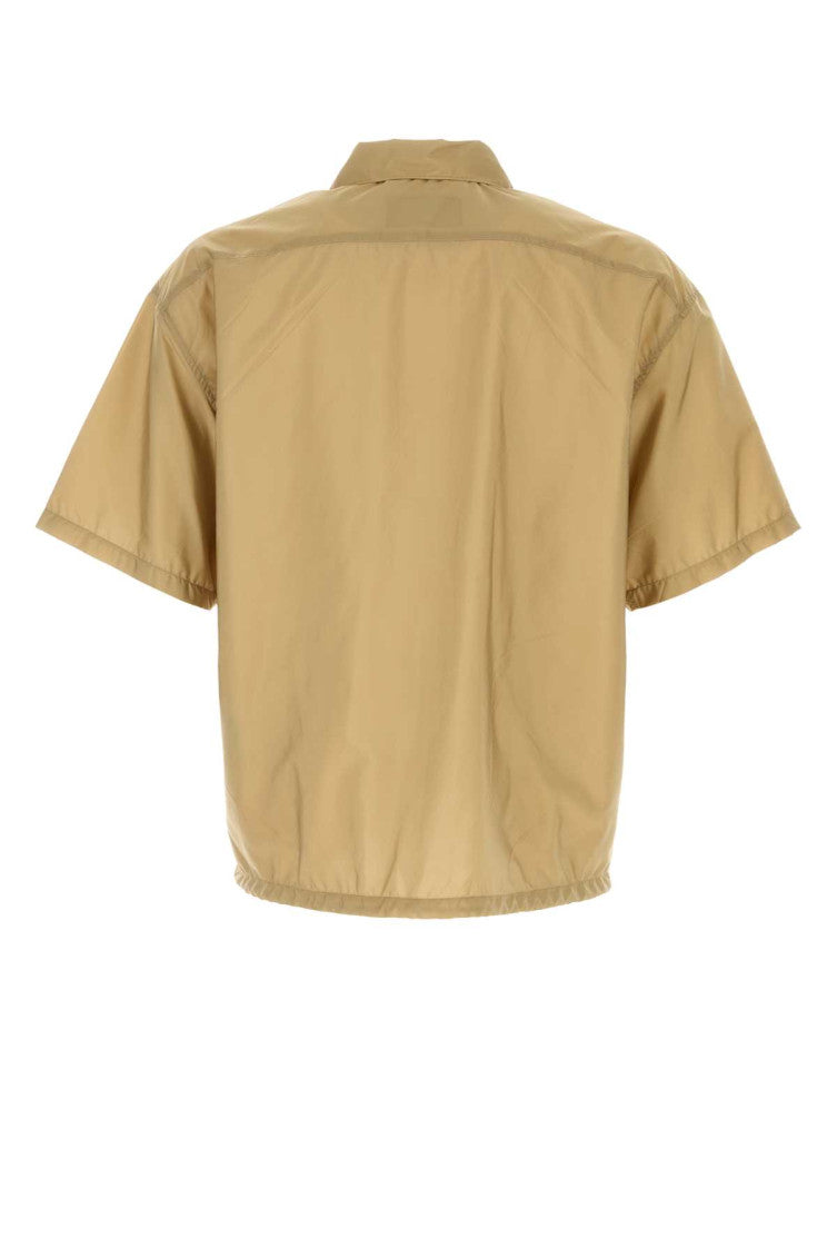 Camel Brown Zipper Shirt 2